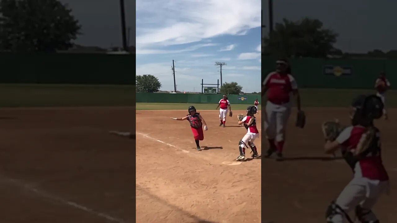 Running all the way Home on a missed 3rd strike!!!