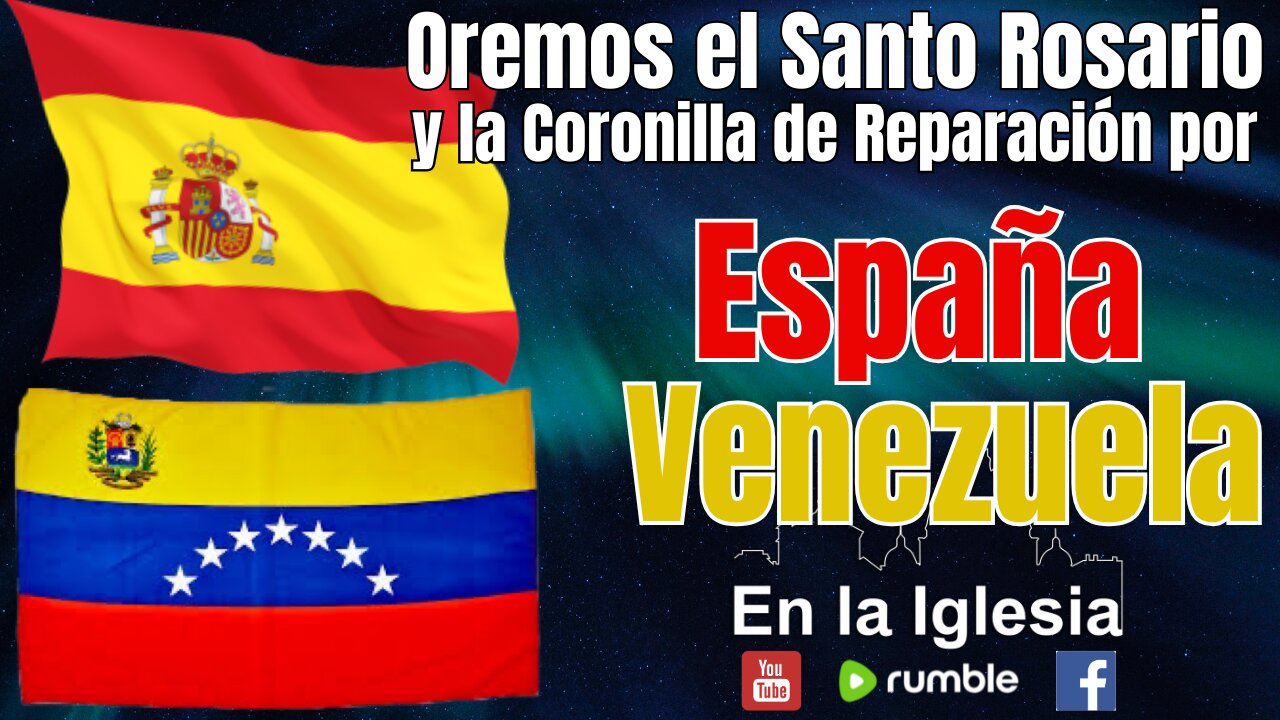 Nov. 1, 2024. OREMOS EL SANTO ROSARIO Y CORONILLA DE REPARACIÓN X ESPAÑA, LOS DIFUNTOS Y VENEZUELA