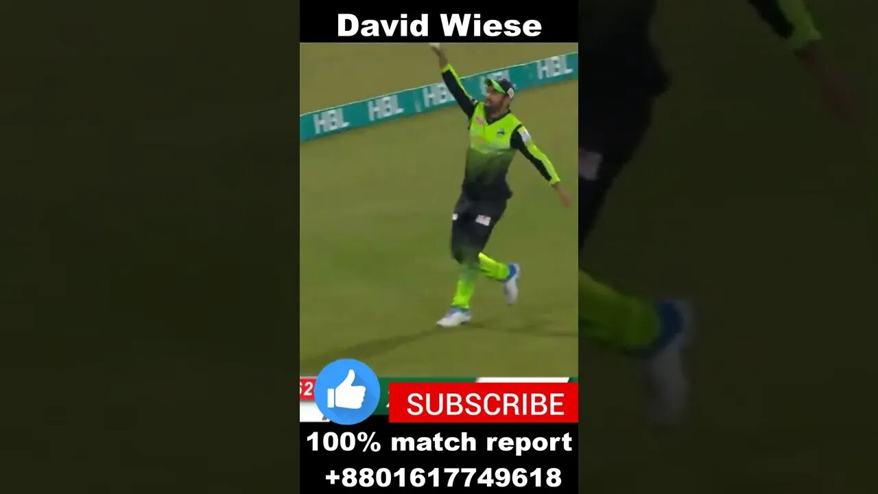 David Wiese to Maqsood out Caught by Abdullah Shafique , #psl #cricketshorts