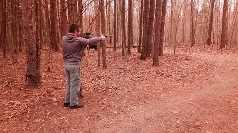 Jason shooting the rough rider