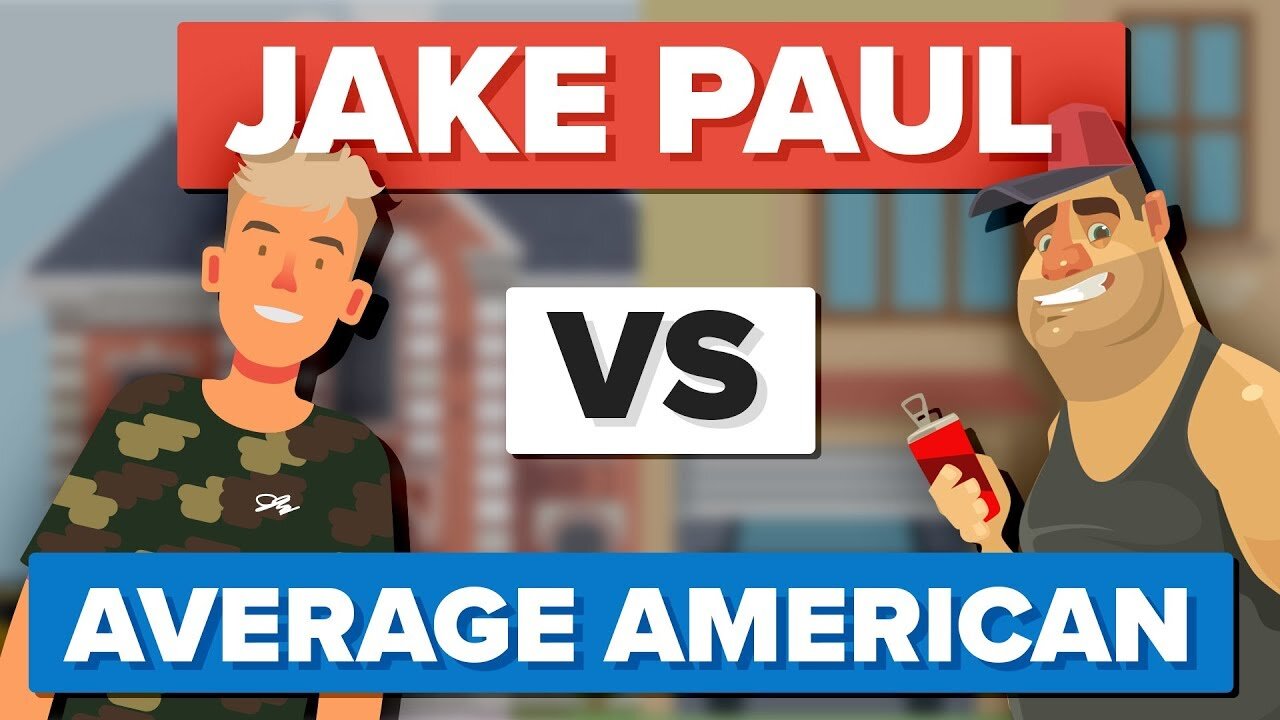 Jake Paul vs Average American - How Do They Compare - People Comparison