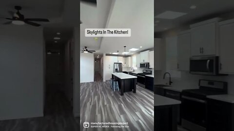 AMAZING Layout and Skylights In The Kitchen?! New Manufactured Home!