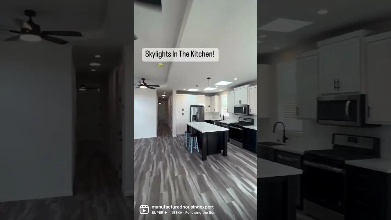 AMAZING Layout and Skylights In The Kitchen?! New Manufactured Home!