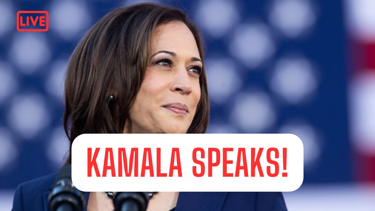 LIVE REACTION: KAMALA HARRIS SPEAKS ON LOSS!