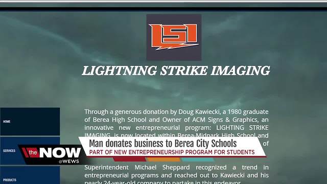Man donates his business to help Berea City School students learn entrepreneurship