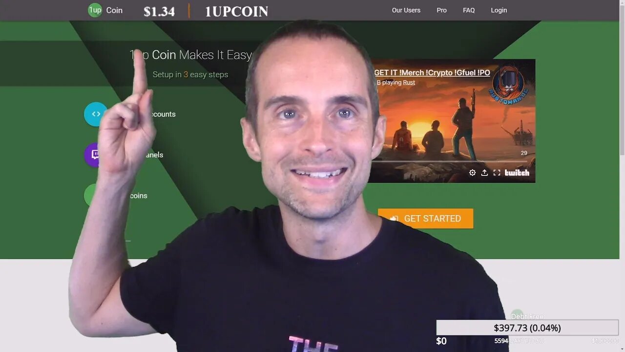 1UpCoin Helps Streamers Accept Crypto Tips and Get Donation Alerts on Streamlabs