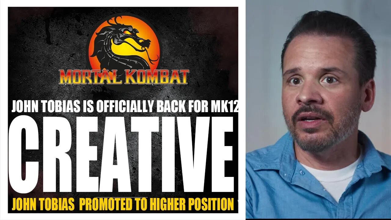 Mortal Kombat 12 Exclusive: John Tobias OFFICIALLY RETURNS, NEW PROMOTION , Different DIRECTION,