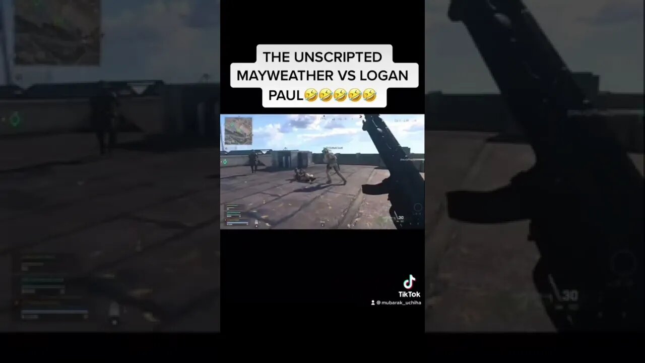 ROOFTOP BOXING IN WARZONE😂🥊 #shorts #warzone #callofduty