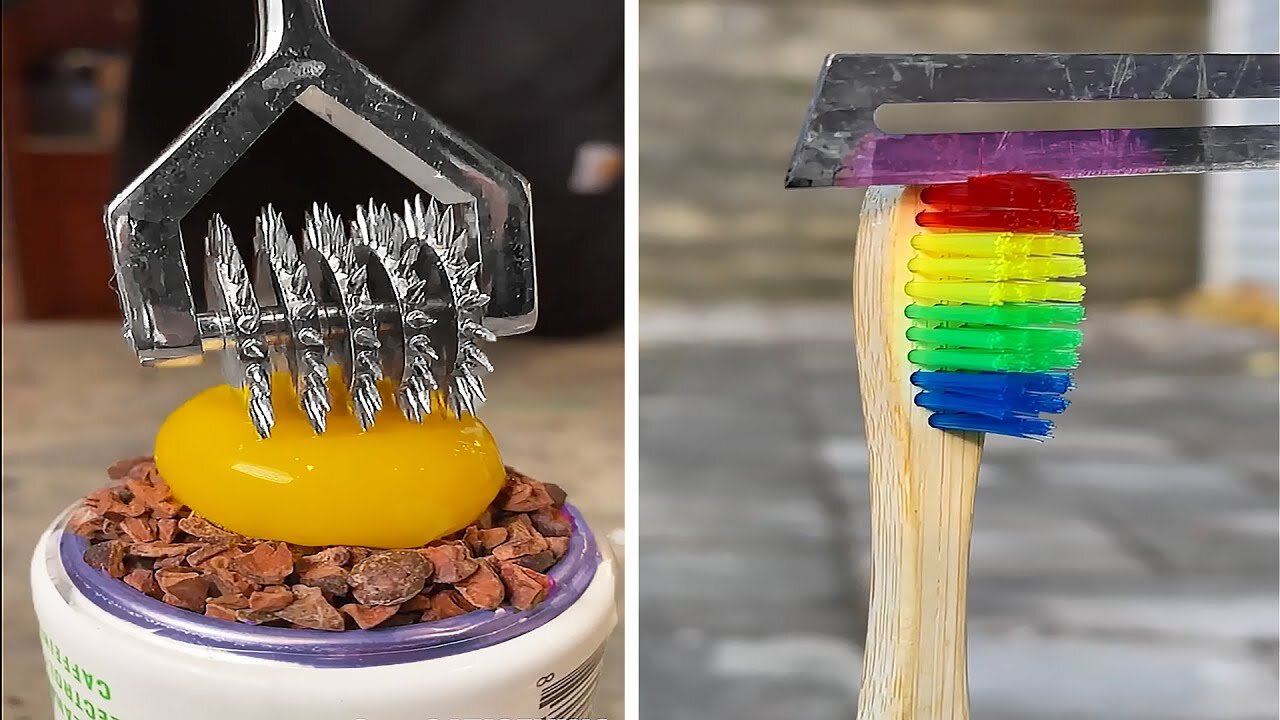 Oddly Satisfying Video with Calming and Relaxing Music that Helps to Fall Asleep