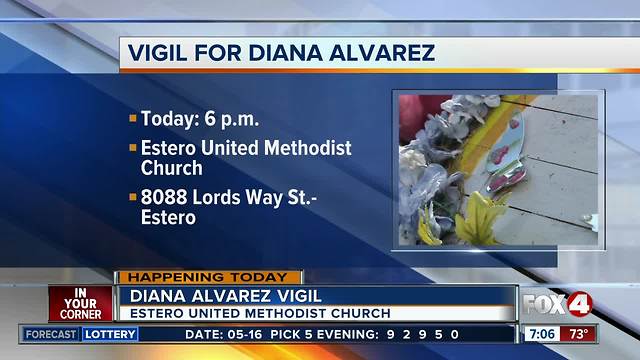 Vigil to honor Diana Alvarez's birthday