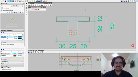 Vigas T para grandes vãos Eng Estrutural