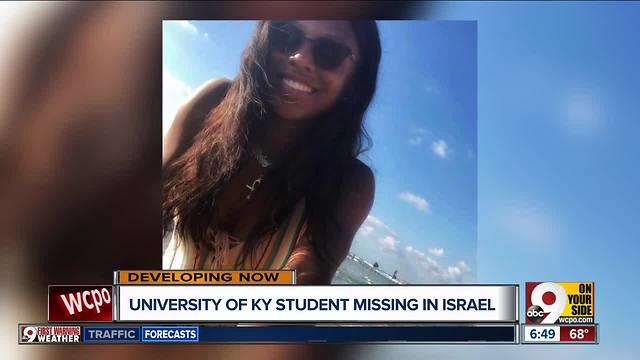 University of KY student missing in Israel