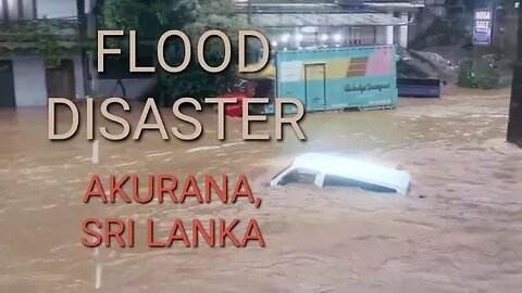 Flood Disaster Akurana Sri Lanka 25-12-22 #flood #flashflood