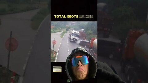 Total Idiots In Cars 🚗 #dashcam #cars #reactionshorts