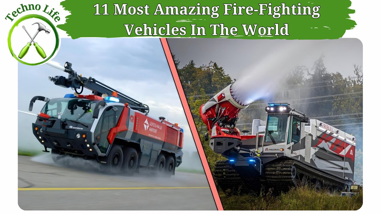 11 Most Amazing Fire-Fighting Vehicles In The World