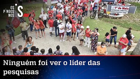 "MINIfestação" pró-Lula fracassa em público e culpa cai no colo dos sindicatos