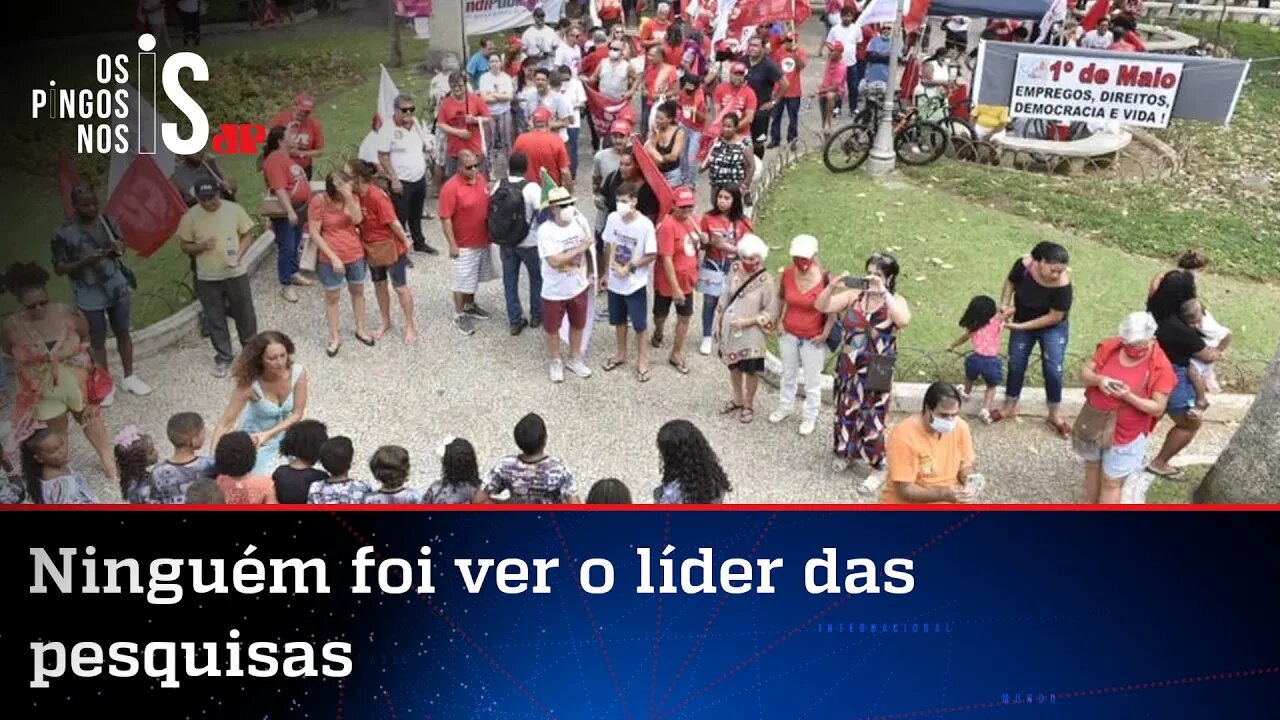 "MINIfestação" pró-Lula fracassa em público e culpa cai no colo dos sindicatos