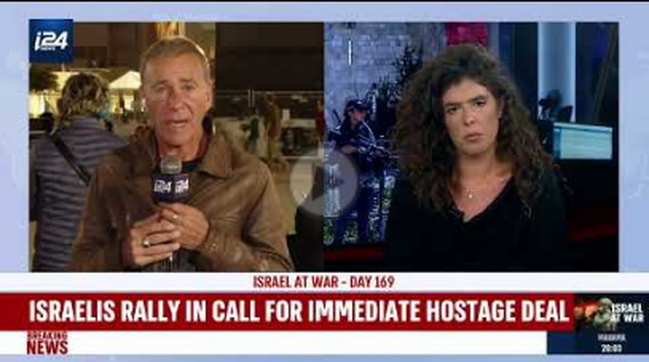 Updates from Hostages Square in Tel Aviv: efforts to reach a deal continue in Doha