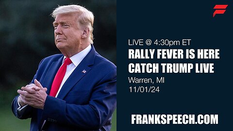 PRESIDENT TRUMP LIVE FROM WARREN, MI | 1 NOVEMBER 2024