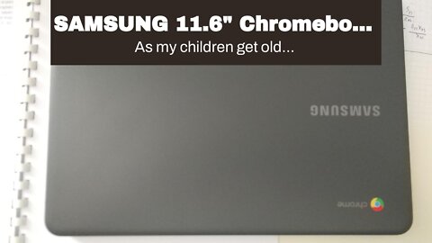 SAMSUNG 11.6" Chromebook with Intel N3060 up to 2.48GHz, 4GB Memory, 16GB eMMC Flash Memory, Bl...