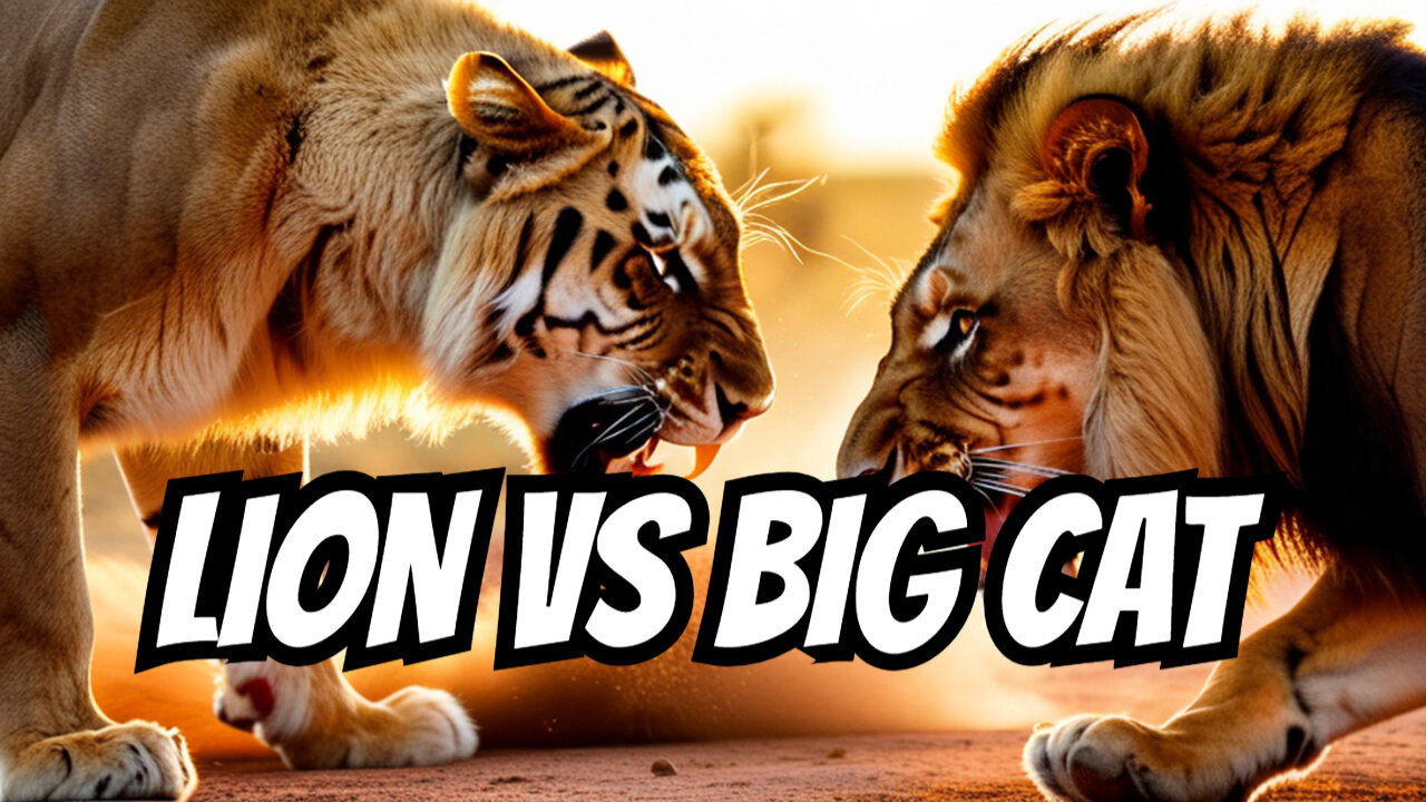 LION VS BIG CAT - WHO WILL WIN THE FIGHT?