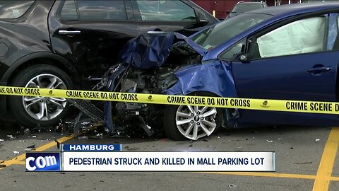 Pedestrian struck and killed in McKinley Mall parking lot