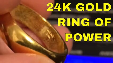 The 24K Gold Ring Of Power Unboxing!