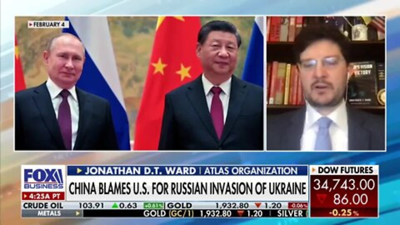 Jonathan D.T. Ward: China 'trying to play both sides' with outreach to Ukrainian counterpart