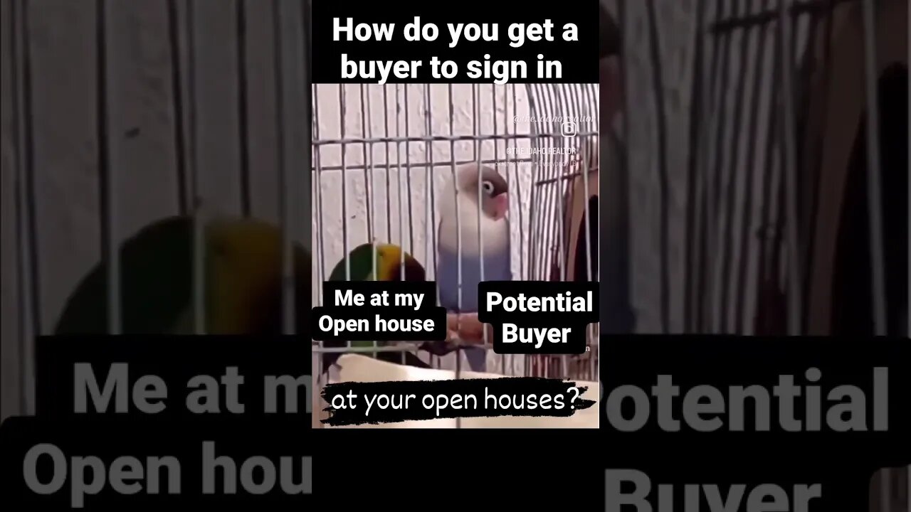 How to attract buyers at an open house 👀😂 #idaho #movetoboise #shorts