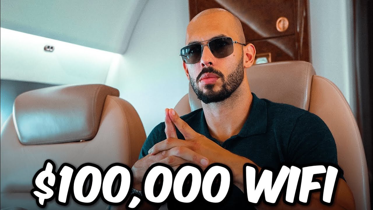 Andrew Tate Spends $100,000 On Private JET Wi-FI