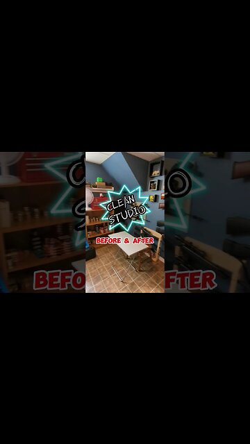Studio cleanup Before & After {Hoarder season 14 be like.} // Airgun & pellet collection
