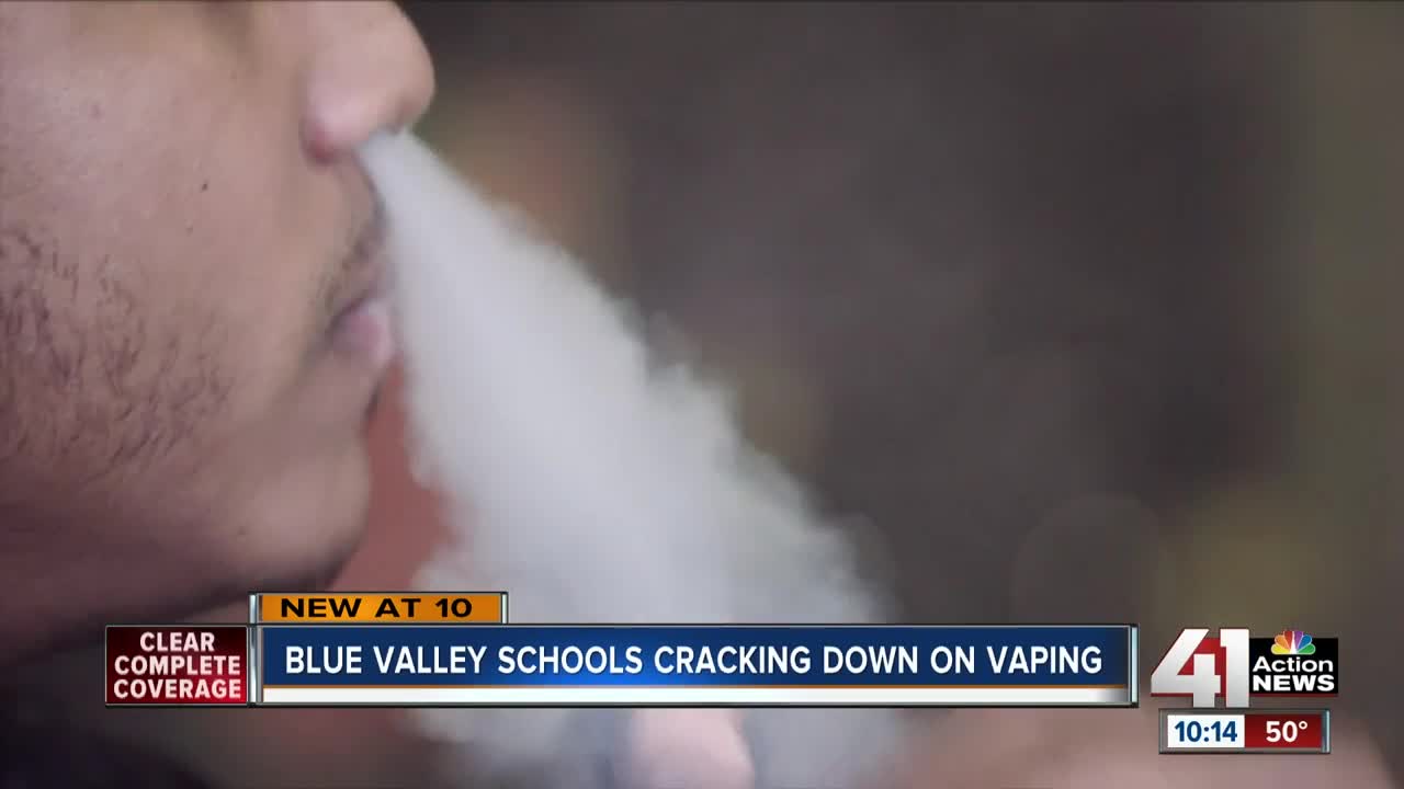 Blue Valley School District says vaping is 'epidemic' in classrooms