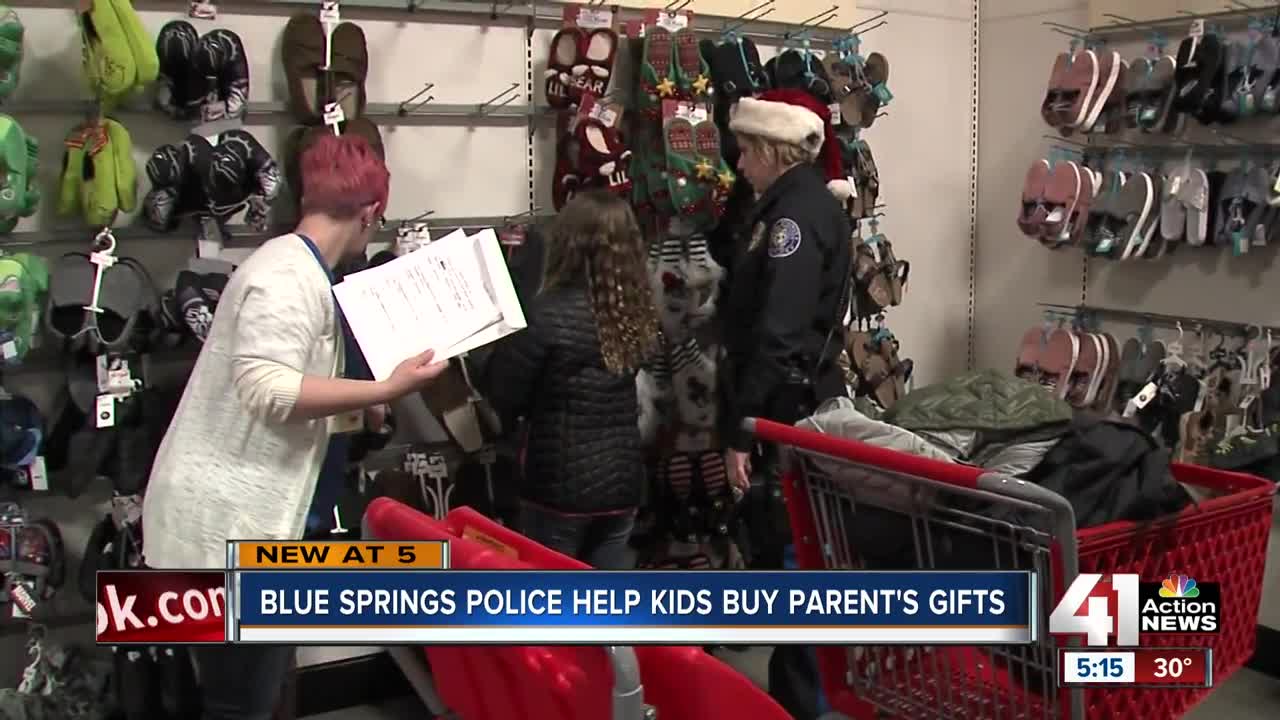 Children, Blue Springs officers relish chance to Shop With A Cop