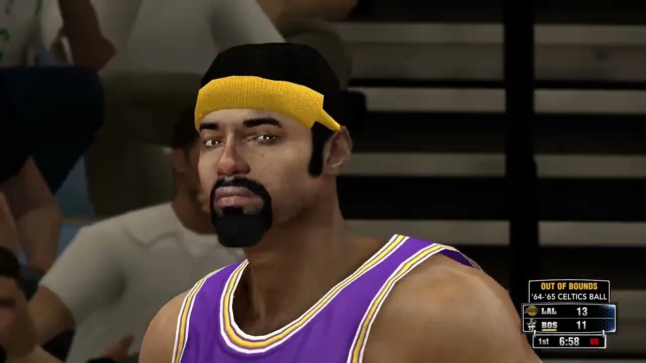 NBA Simulations: The 1972 LA Lakers vs The 1965 Boston Celtics @ Boston Garden