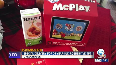 Okeechobee purse snatching victim receives Happy Meal from McDonald's