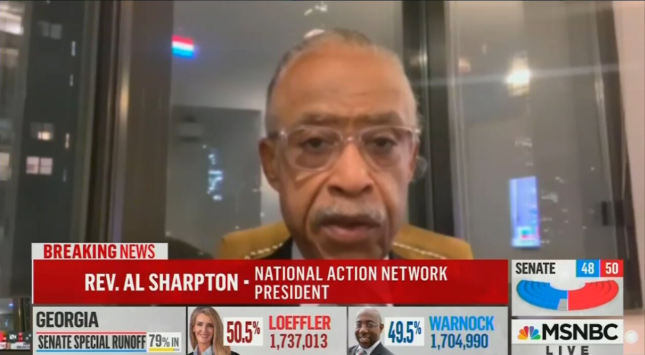 Al Sharpton Tries to Tell MSNBC He's "Nonpartisan." Conservatives Go Ballistic.