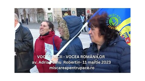 Vocea Românilor la Vocea Păcii 11 martie 2023