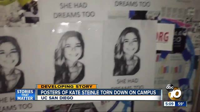 Posters of Kate Steinle torn down on campus