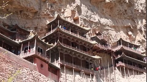 The Hanging Temple in China 😳