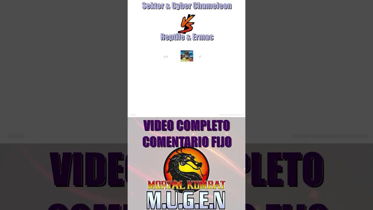 #mugen #Sektor #CyberChameleon #Reptile #Ermac #shorts #mortalkombat9 #mortalkombat10 #mortalkombats