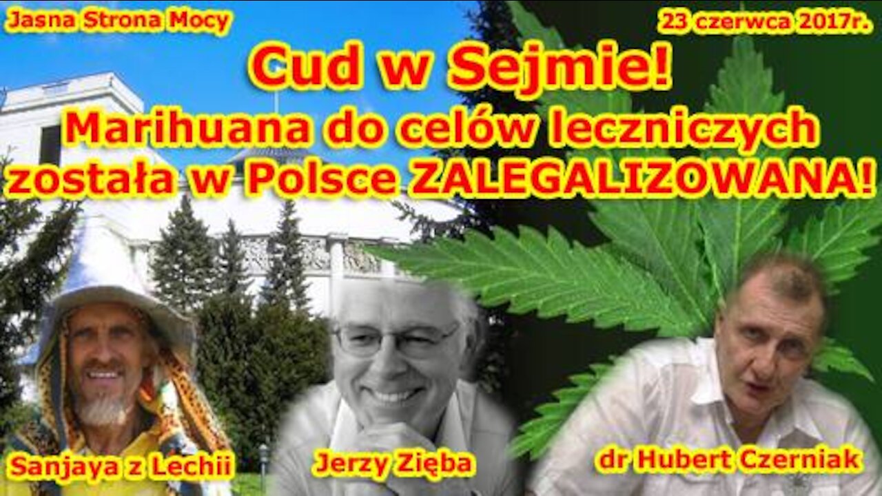 Cud w Sejmie Marihuana do celów leczniczych została w Polsce ZALEGALIZOWANA