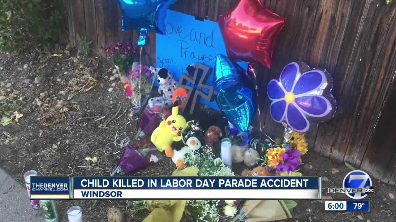 Boy dies after he was hit by float at Windsor Labor Day parade