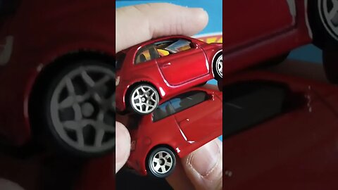 miniaturas Hot wheels e matchbox Fiat 500 #hotwheels #miniaturas #matchbox