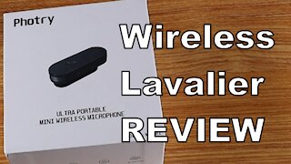 Photry Mini Wireless Lavalier Microphone review and test