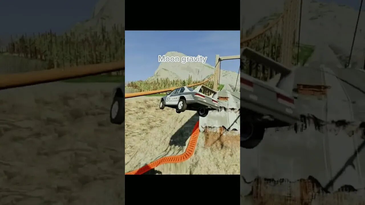 Earth,Moon,Mars Gravity Testing BeamNG Cars