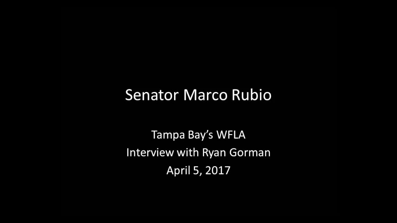 Rubio discusses North Korean threats, chemical attack in Syria, Russia investigation