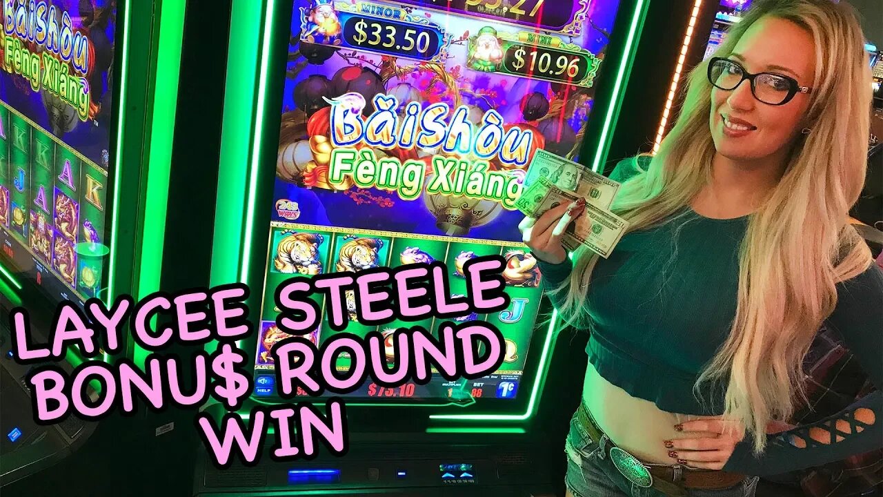 Laycee Steele BONU$ WIN$ 🌸Baishou Feng Xiang Slots | Slot Ladies