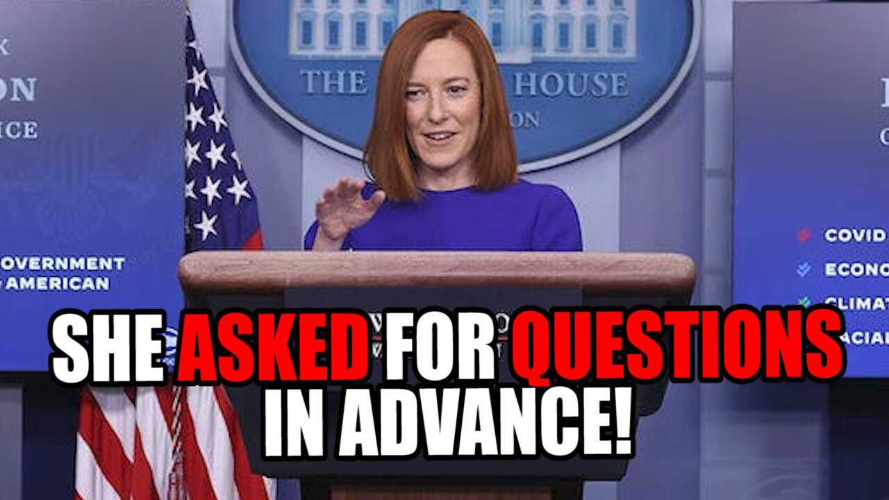 Biden's Press Office EXPOSED for asking Journalists for Questions in Advance!