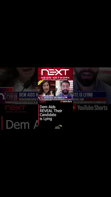 Dem Aids REVEAL Their Candidate is Lying #shorts