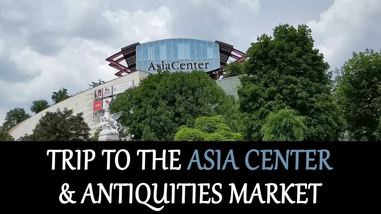 [travel vlog] Trip to the Asia Center & antiquities market